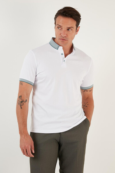 Cotton Slim Fit Polo T Shirt 646R4560 - 3