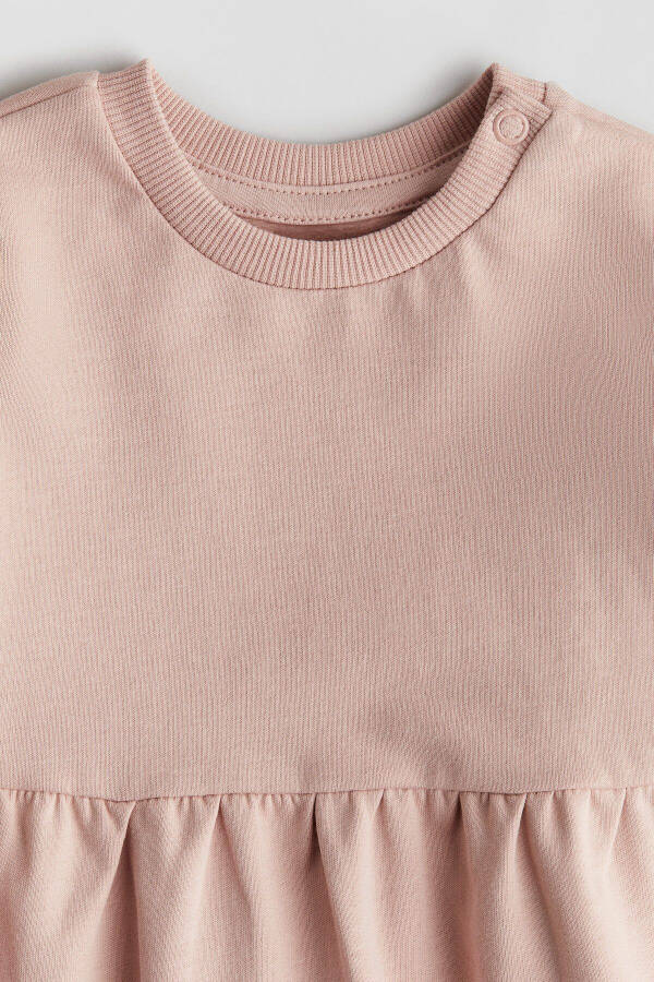 Cotton sweatshirt dress - 2