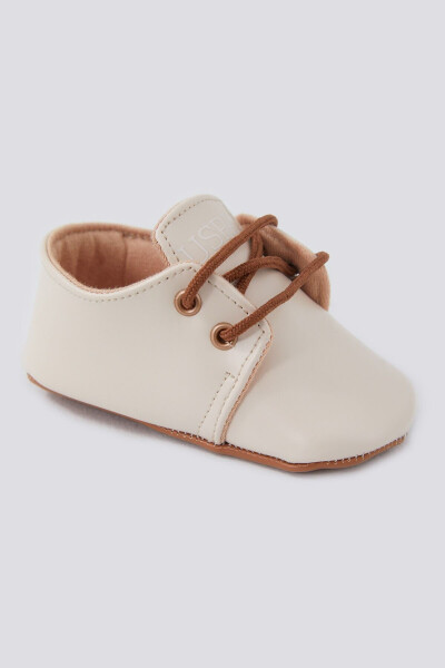 Cream Baby Shoes - 1