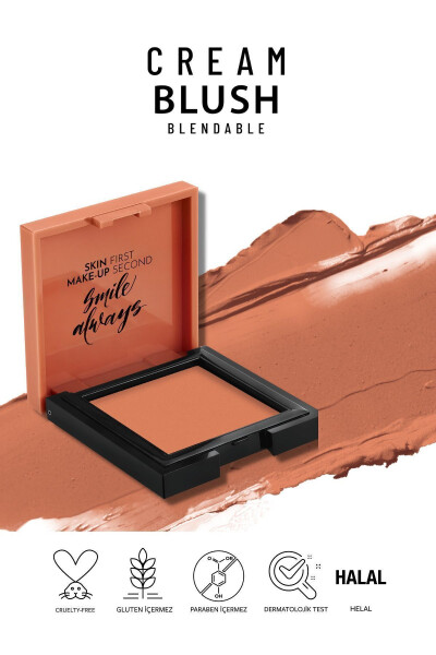 Cream Blush - Krem Allık 44 Blossom - 10