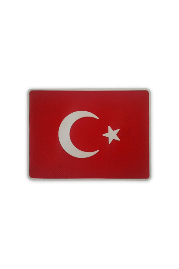 Crescent Star Turkish Flag Non-Slip Dashboard Mat - Crescent Star Turkish Flag Anti-Slip Pad - 3