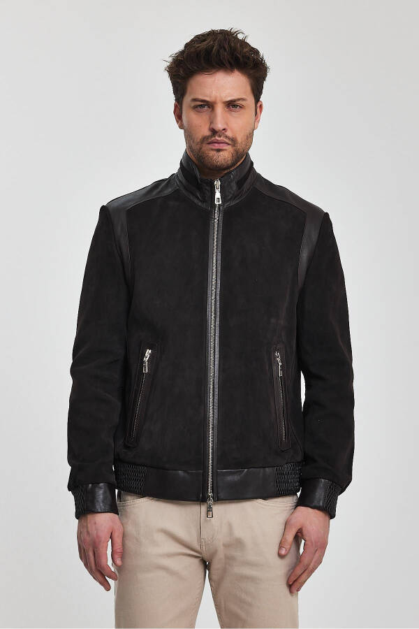 Crespo Brown Leather Jacket - 10