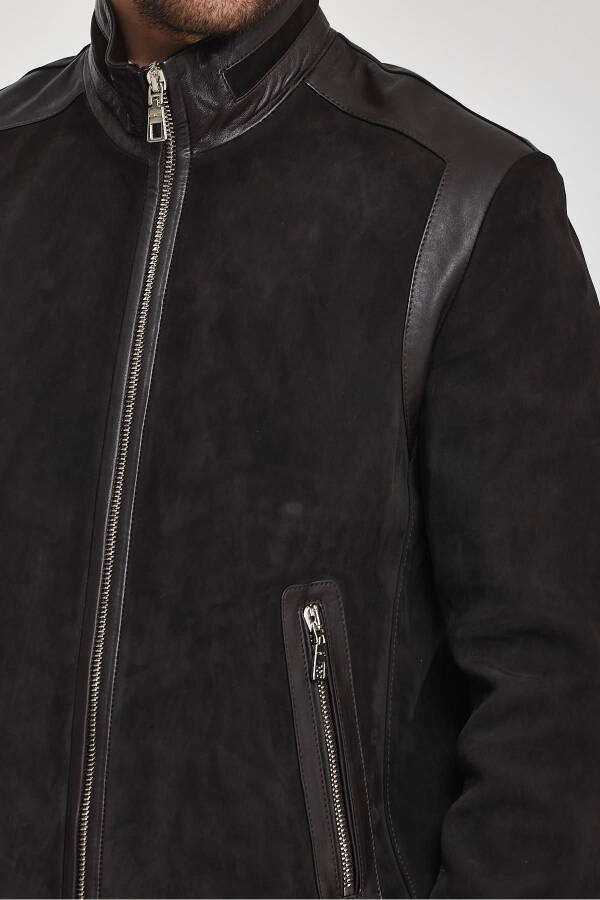 Crespo Brown Leather Jacket - 13