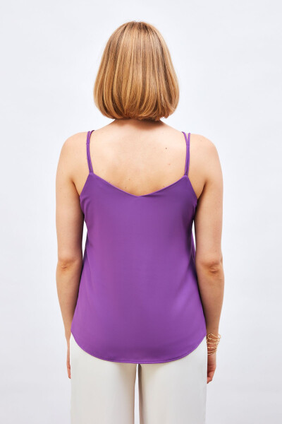 Cross Strap Top - PURPLE - 6