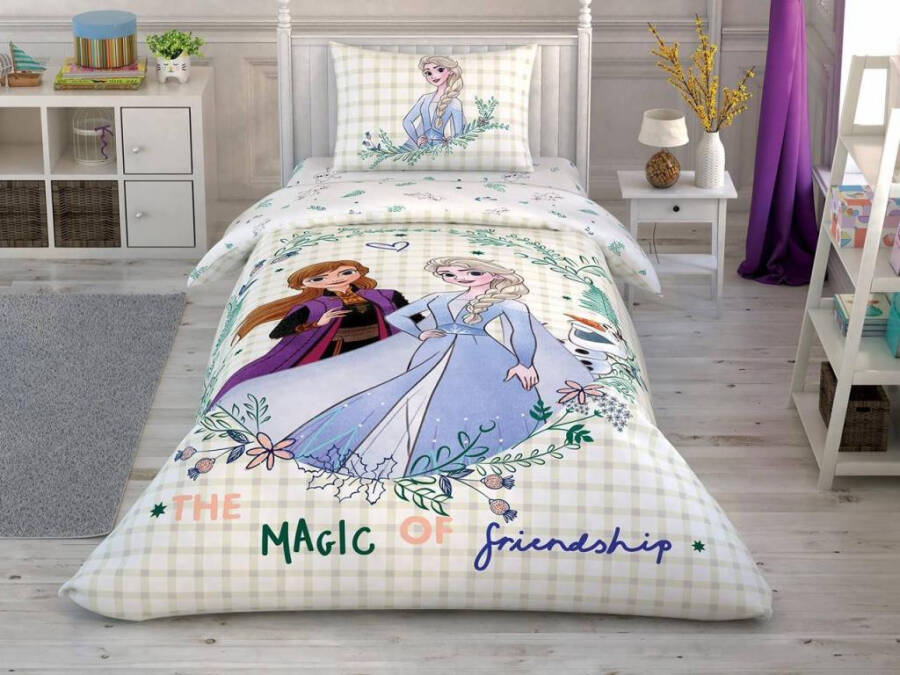 Crown Licensed Disney Frozen 2 Friendship Single Duvet Set - 2