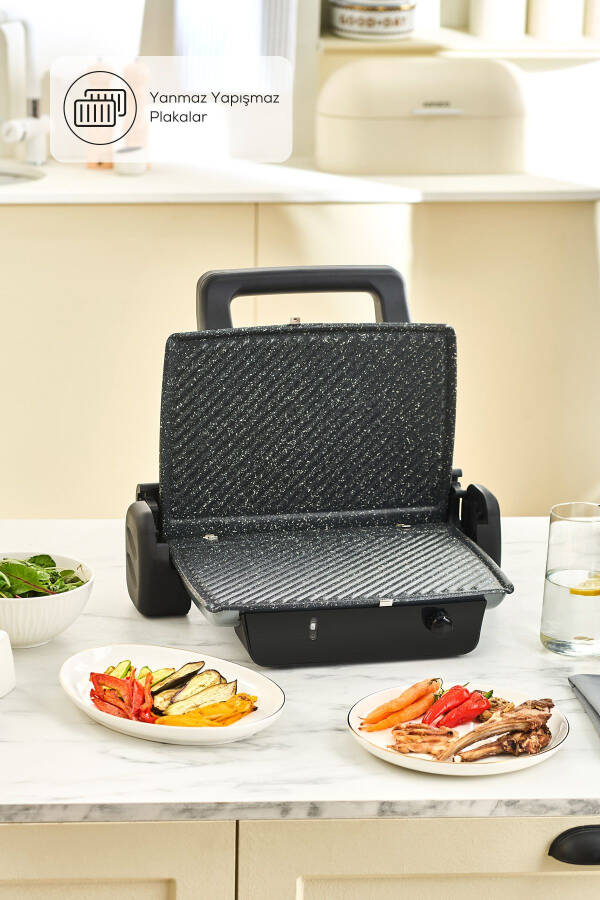 Crust Grill Toast Grill and Toaster 6 Slice Anthracite - 10