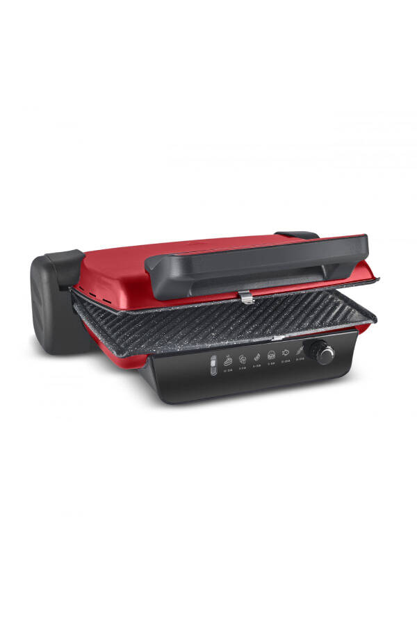 Crust Grill Toast Grill and Toaster Machine 6 Slice Red - 16