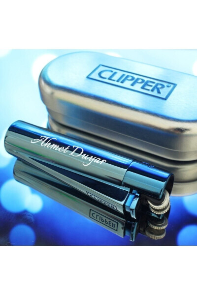 Ct Laser Personalized Lighter Blue - 1