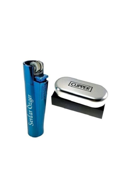 Ct Laser Personalized Lighter Blue - 2