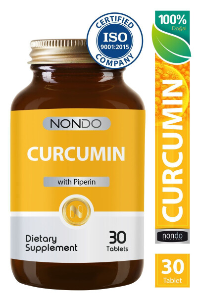 Curcumin Zerdaçal Ekstresi 30 Kapsül (KURKUMİN, PİPERİN) - 1