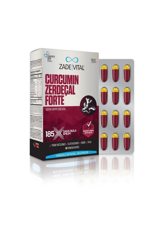 Curcumin Zerdeçal Forte 40 Kapsül - 1