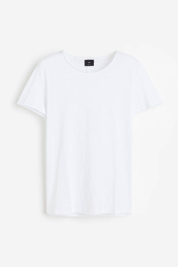 Curved hem t-shirt - 5