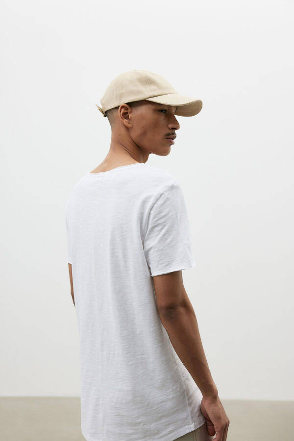 Curved hem t-shirt - 6