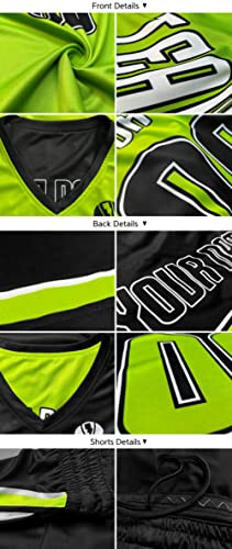 Custom Men Youth Reversible Basketball Jersey Uniform Printed Personalized Name Number Sportswear Big Size - 5