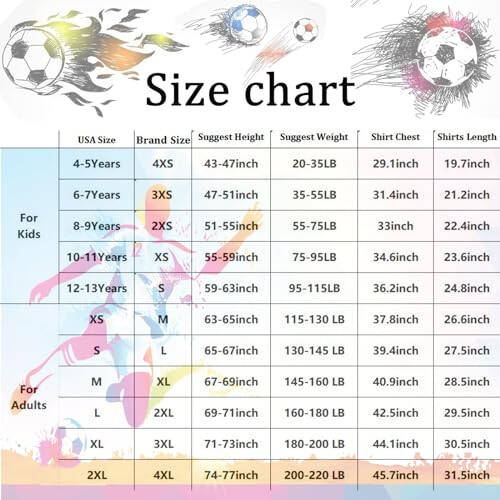 Custom Soccer Jersey for Boys Men Women Personalized Soccer Uniforms for Kids Soccer Shirt and Shorts with Name Number - 1