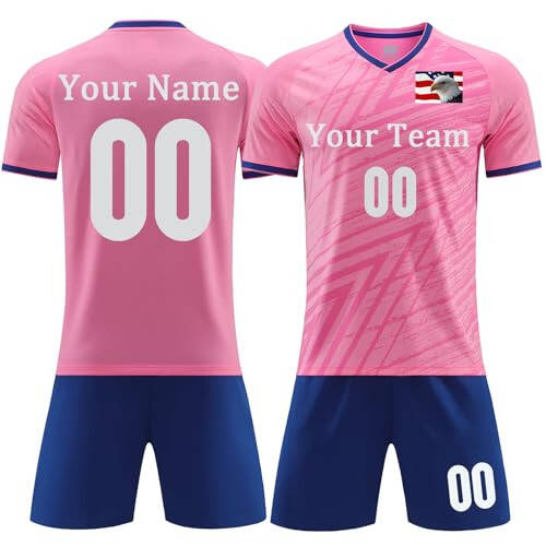 Custom Soccer Jersey for Kids Men Women Make Your Own Personalized Jersey Soccer Uniforms with Your Name Number Team Logo - 1