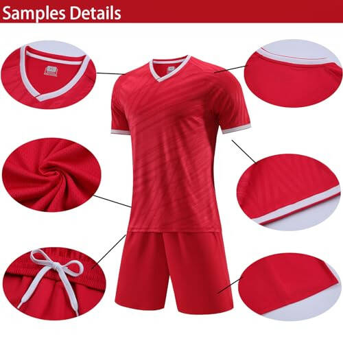 Custom Soccer Jersey for Kids Men Women Make Your Own Personalized Jersey Soccer Uniforms with Your Name Number Team Logo - 4