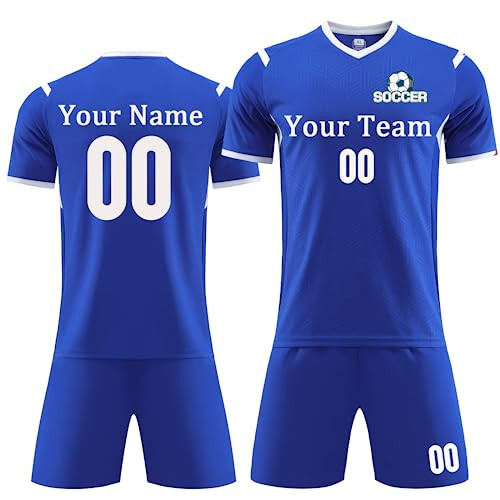 Custom Soccer Jersey for Men Women Soccer Uniform for Kids Adults with Name Team Number Logo - 1