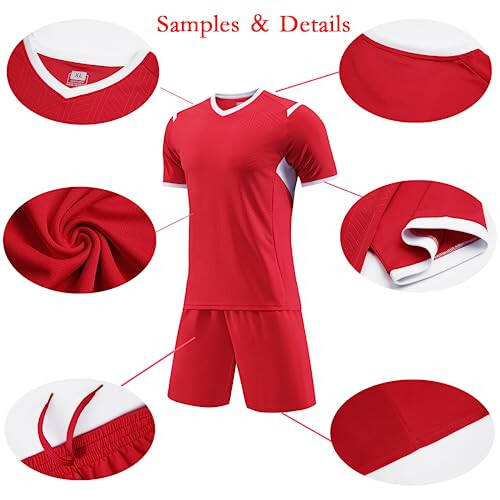 Custom Soccer Jersey for Men Women Soccer Uniform for Kids Adults with Name Team Number Logo - 4