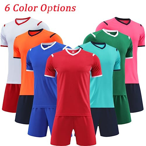 Custom Soccer Jersey for Men Women Soccer Uniform for Kids Adults with Name Team Number Logo - 5