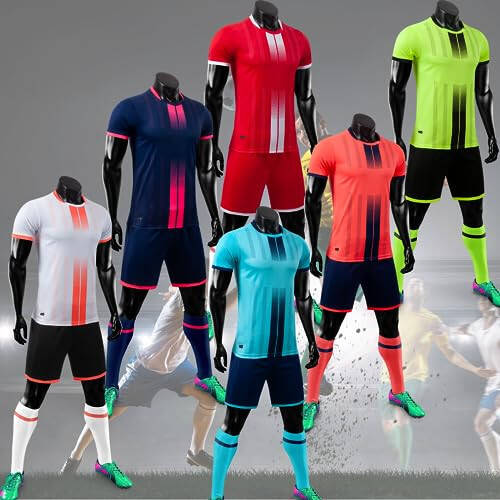 Custom Soccer Jersey Sport Training Soccer Uniforms Home/Away Kids Men Women Soccer Jerseys Personalized Name Number Logo - 5