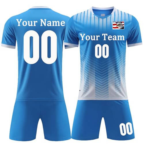 Custom Soccer Jerseys Kids Men Women Personalized Soccer Shirt and Shorts Boys Soccer Team Uniforms Youth Soccer Uniform - 1