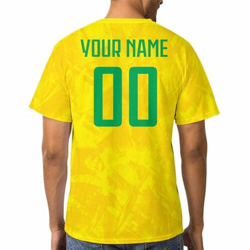 Custom Soccer Shirts with National Flags T-Shirt Personalized Name & Number for Men Women Youth Soccer jersey Fan Gifts S-5XL - 3