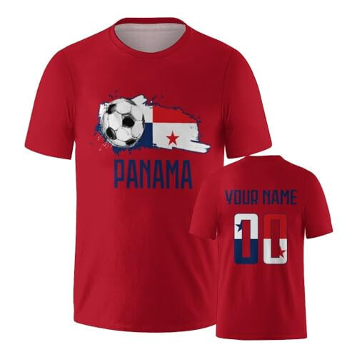 Custom Soccer T-Shirt National Flag Design Soccer Elements Style Personalized Name and Number for Men Women Youth Gifts - 8