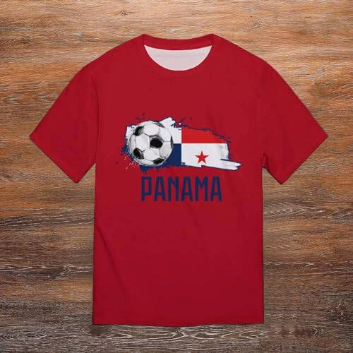 Custom Soccer T-Shirt National Flag Design Soccer Elements Style Personalized Name and Number for Men Women Youth Gifts - 10