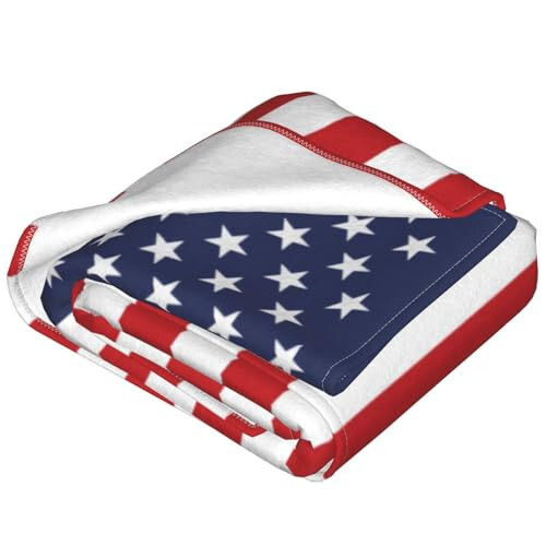 Cute American Flag Blankets Soft Comfy Flannel Blanket Throws 60