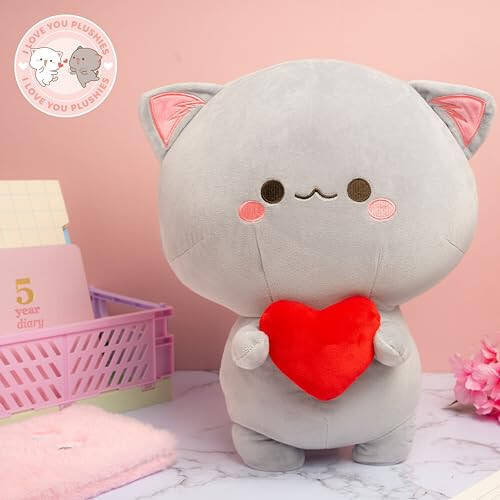 Cute Cat Plush Toy - 13.5