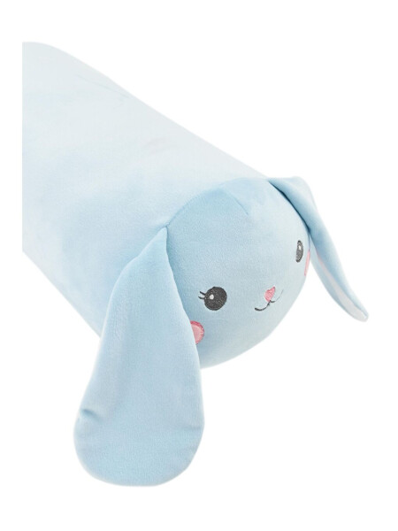 Cute Rabbit Cylinder Pillow Blue 40 cm - 15