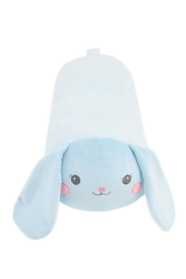 Cute Rabbit Cylinder Pillow Blue 40 cm - 18