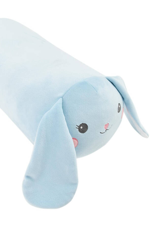 Cute Rabbit Cylinder Pillow Blue 40 cm - 20