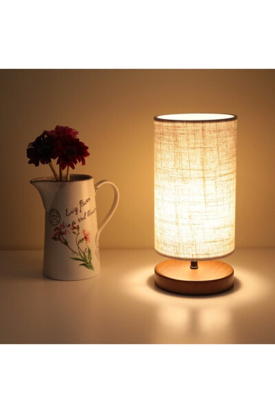 Cylindrical Design 2-Piece Fabric Lampshade Set - 6