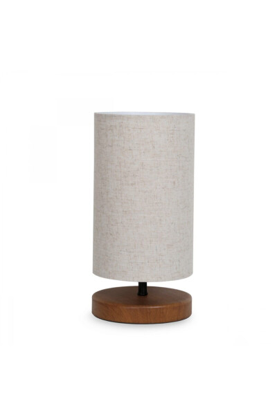 Cylindrical Design 2-Piece Fabric Lampshade Set - 7