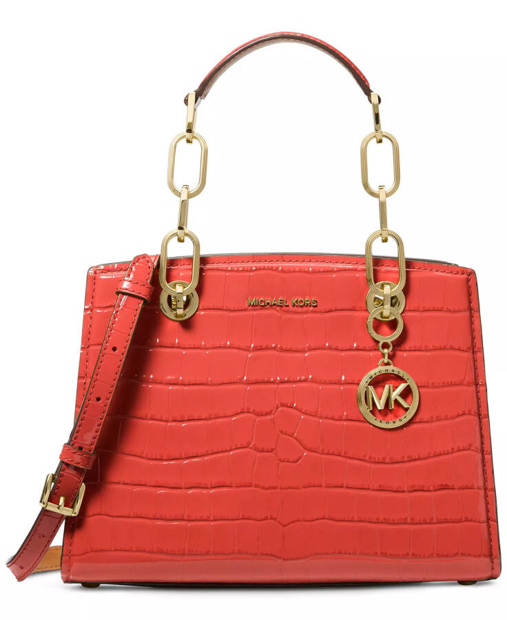 Cynthia Small North South Satchel Spiced Coral - 4