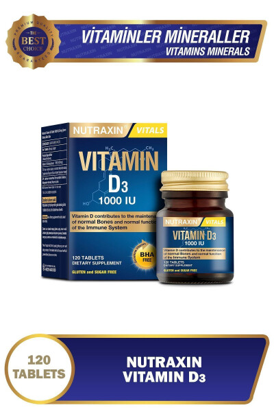 D3 Vitamini 120 Tablet - 1 000 IU - 4