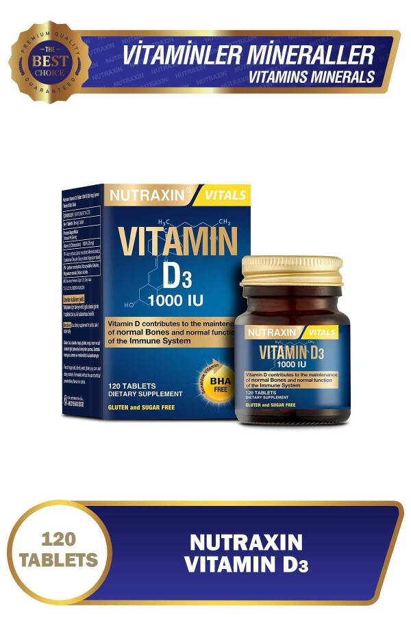 D3 Vitamini 120 Tablet - 1 000 IU - 4