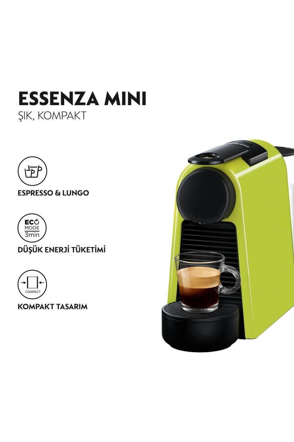 D30 Green Essenza Mini Coffee Machine - 2