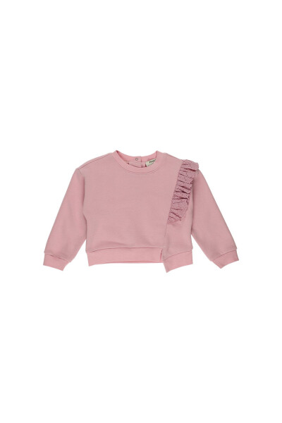 Dantelli Kız Bebek Sweatshirt - 7