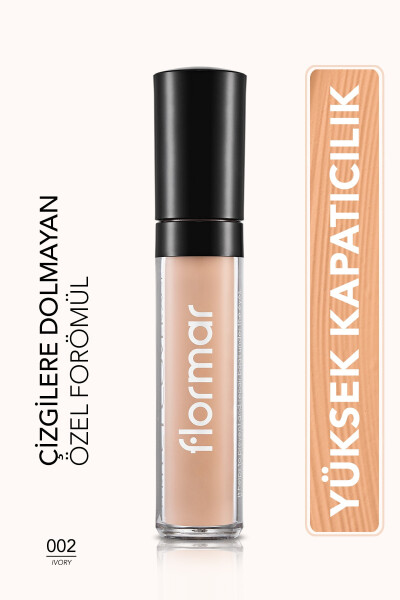 Dark Circle-Helping Concealer - Perfect Coverage Liquid Concealer - 002 Ivory - 8690604044894 - 16