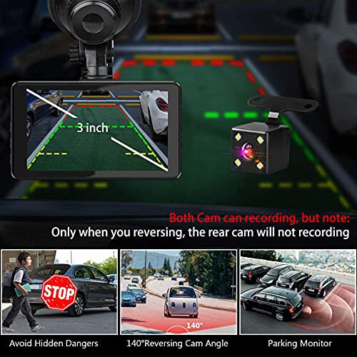 Dash Cam Front and Rear, Dash Camera for Cars with 32G Card Super Night Vision, Car Dash Cam 1080P Dashboard Camera with G-Sensor, Parking Monitor, Loop Recording, Motion Detection Car Camera【2024】 - 4