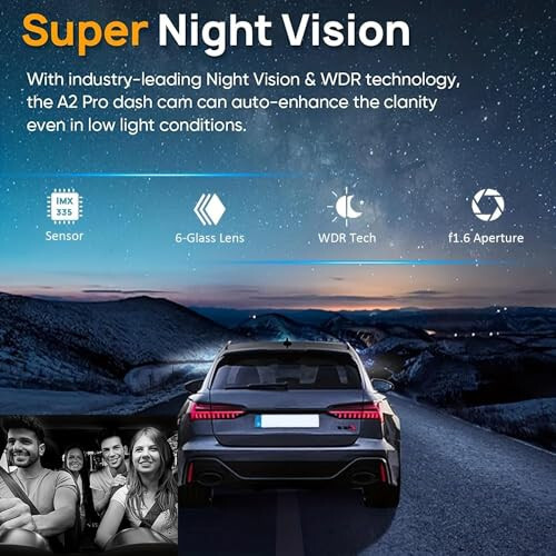 Dash Camera Front and Inside, 3.16inch Dash Cam 1080P, G Sensor HD Night Vision Loop Recording Wide Angle Car DVR (1) - 6