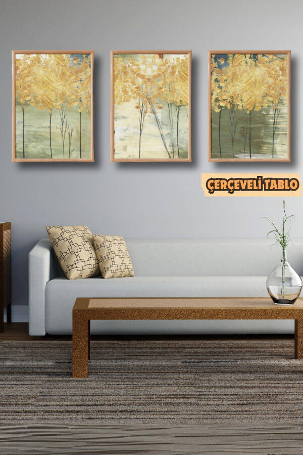 Decorative Painting Bedroom Table Set Living Room Table 3 Piece Painting Modern Painting Kitchen Wall Table Set - 13