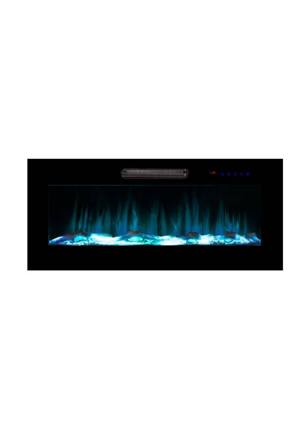 Decorative Plasma 101 Cm 8 Color Bluetooth, Flame Sound, Wifi Electric Fireplace Heater - 14