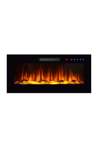 Decorative Plasma 101 Cm 8 Color Bluetooth, Flame Sound, Wifi Electric Fireplace Heater - 1