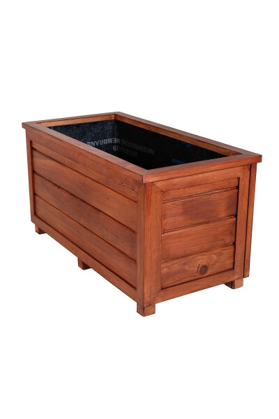 Decorative Wooden Planter - Long - 10