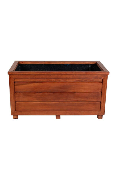 Decorative Wooden Planter - Long - 12