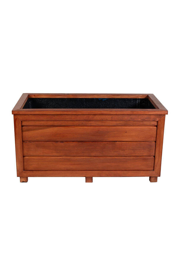 Decorative Wooden Planter - Long - 12